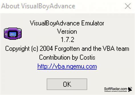 VisualBoyAdvance for Windows